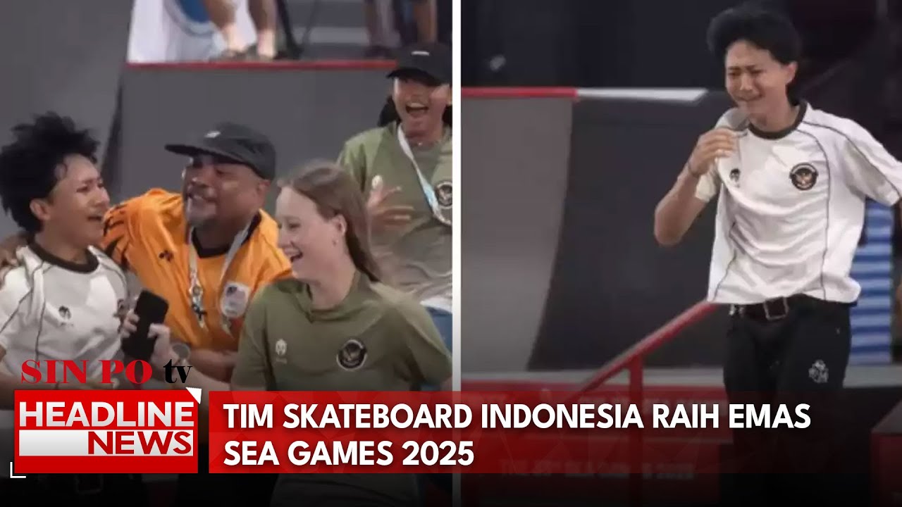Tim Skateboard Indonesia Raih Emas SEA Games 2025