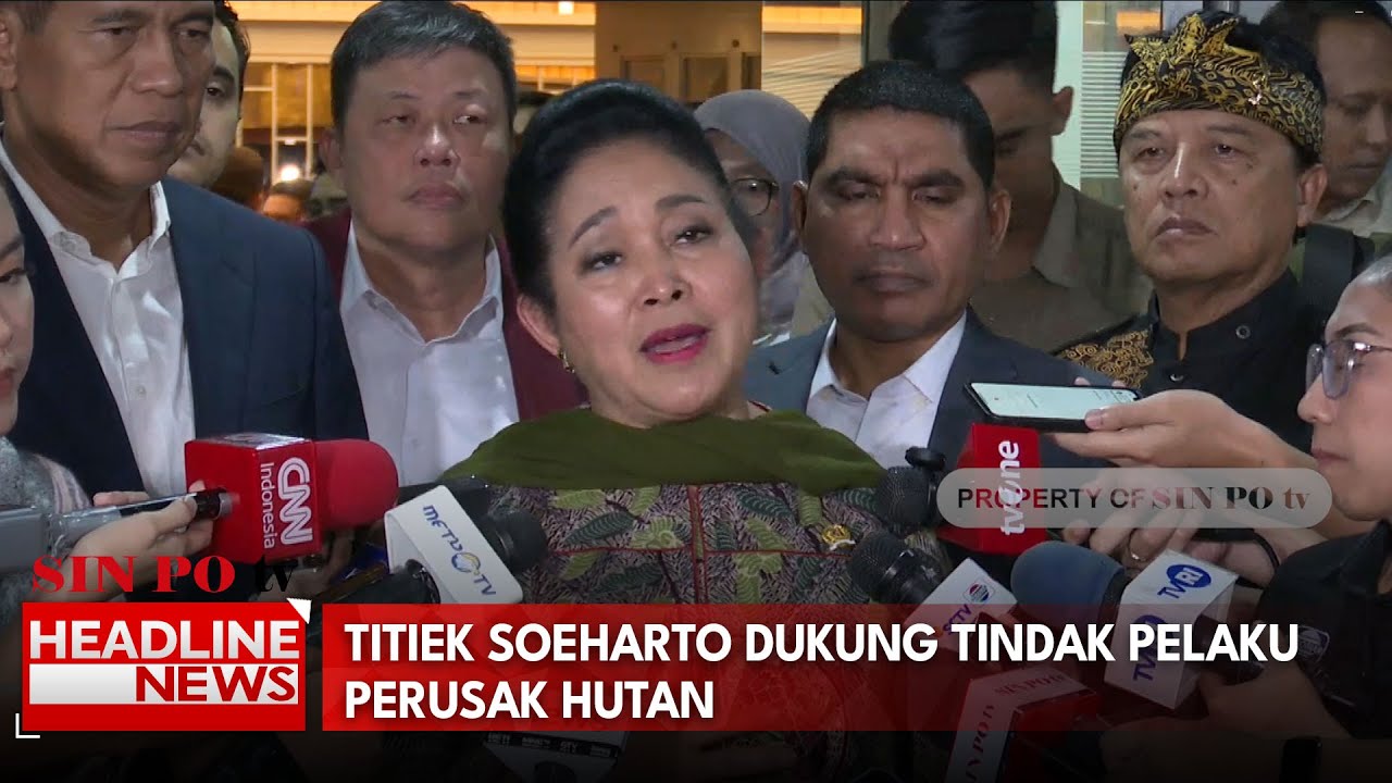 Titiek Soeharto Dukung Tindak Pelaku Perusak Hutan