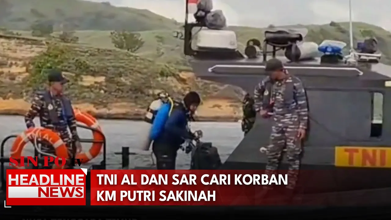 TNI AL dan Sar Cari Korban KM Putri Sakinah