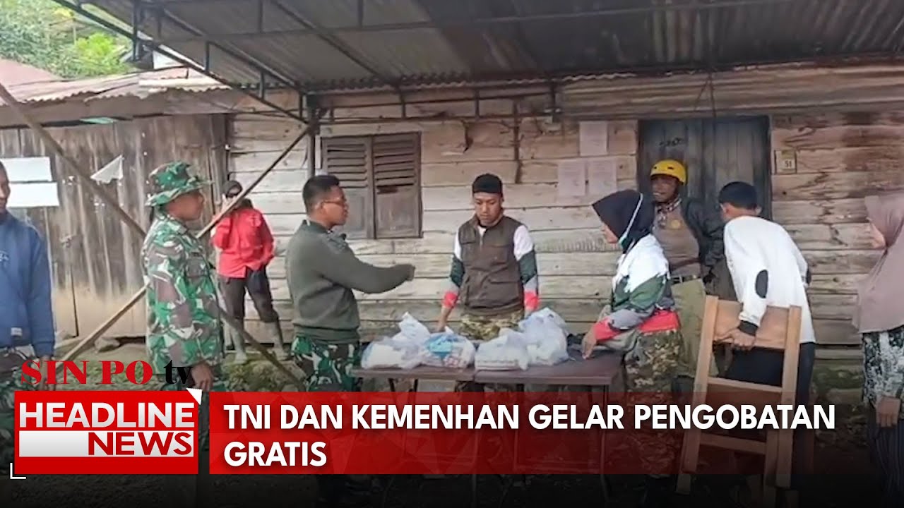 TNI dan Kemenhan Gelar Pengobatan Gratis