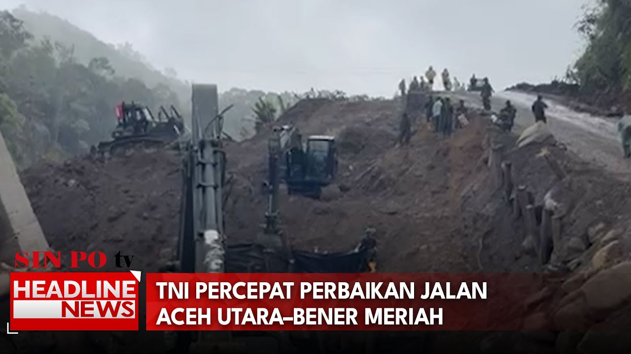 TNI Percepat Perbaikan Jalan Aceh Utara–Bener Meriah