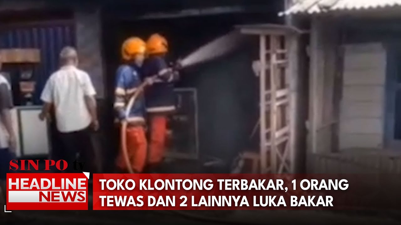 Toko Klontong Terbakar, 1 Orang Tewas dan 2 Lainnya Luka Bakar