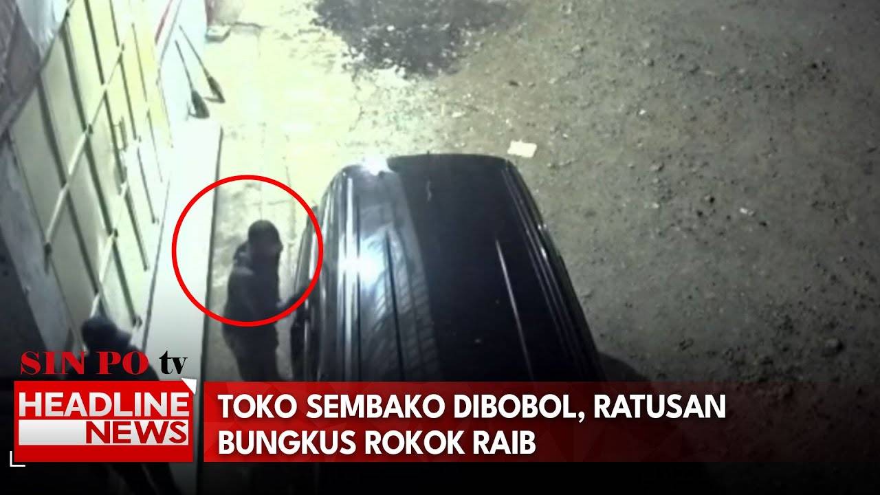 Toko Sembako Dibobol, Ratusan Bungkus Rokok Raib