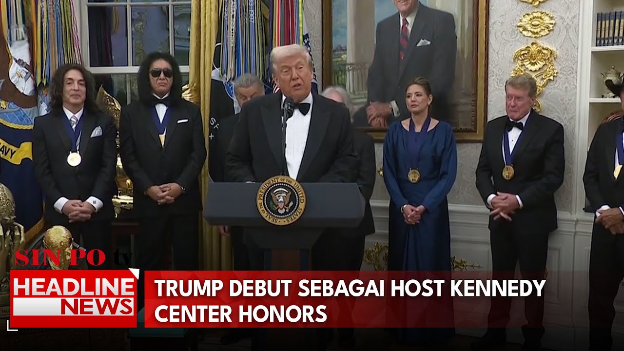 Trump Debut Sebagai Host Kennedy Center Honors
