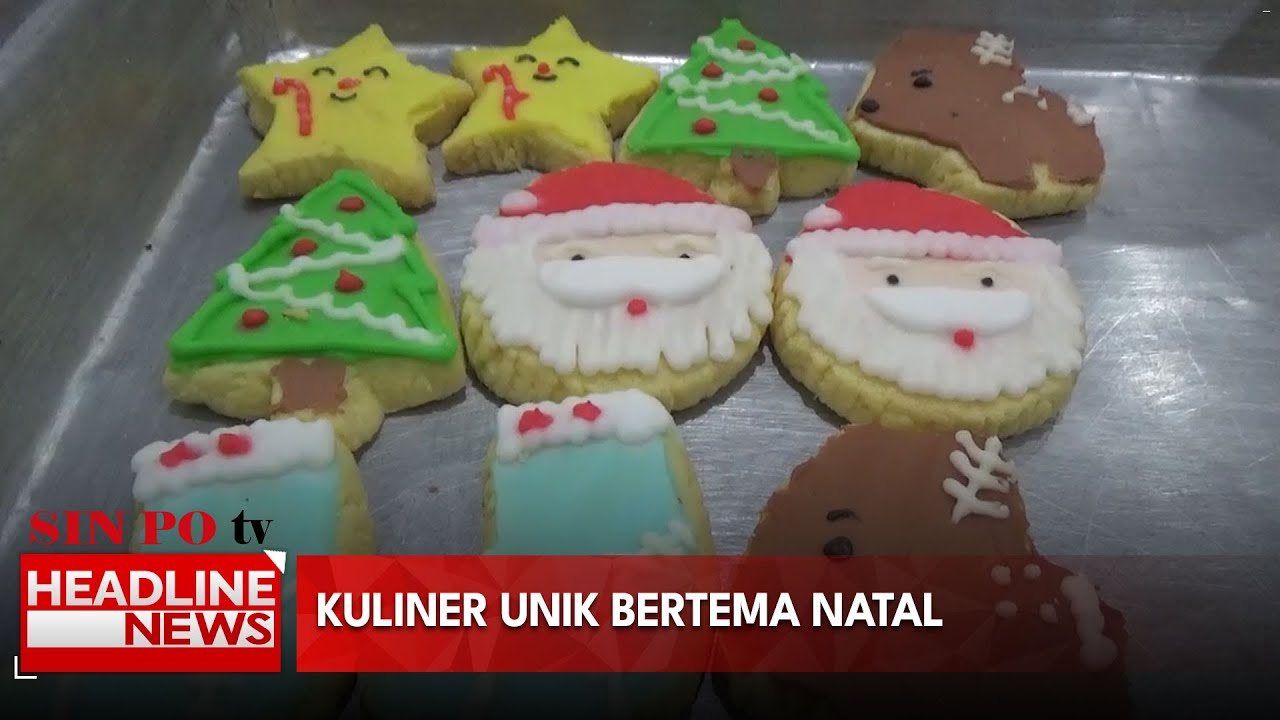 Uniknya Kreasi Lukisan Santa Claus Di Atas Sajian Kue Roll, Jadi Buruan Hantaran Natal
