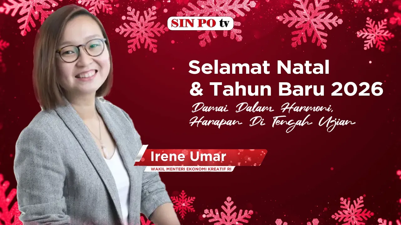 Wakil Menteri Ekonomi Kreatif RI Irene Umar Ucapkan Selamat Natal dan Tahun Baru 2025