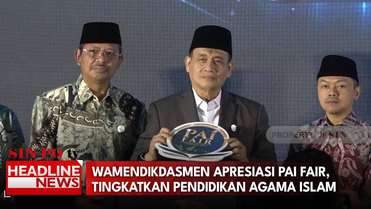 Wamendikdasmen Apresiasi PAI Fair, Tingkatkan Pendidikan Agama Islam