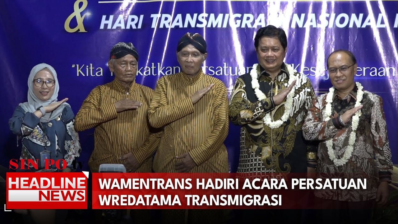 Wamentrans Hadiri Acara Persatuan Wredatama Transmigrasi
