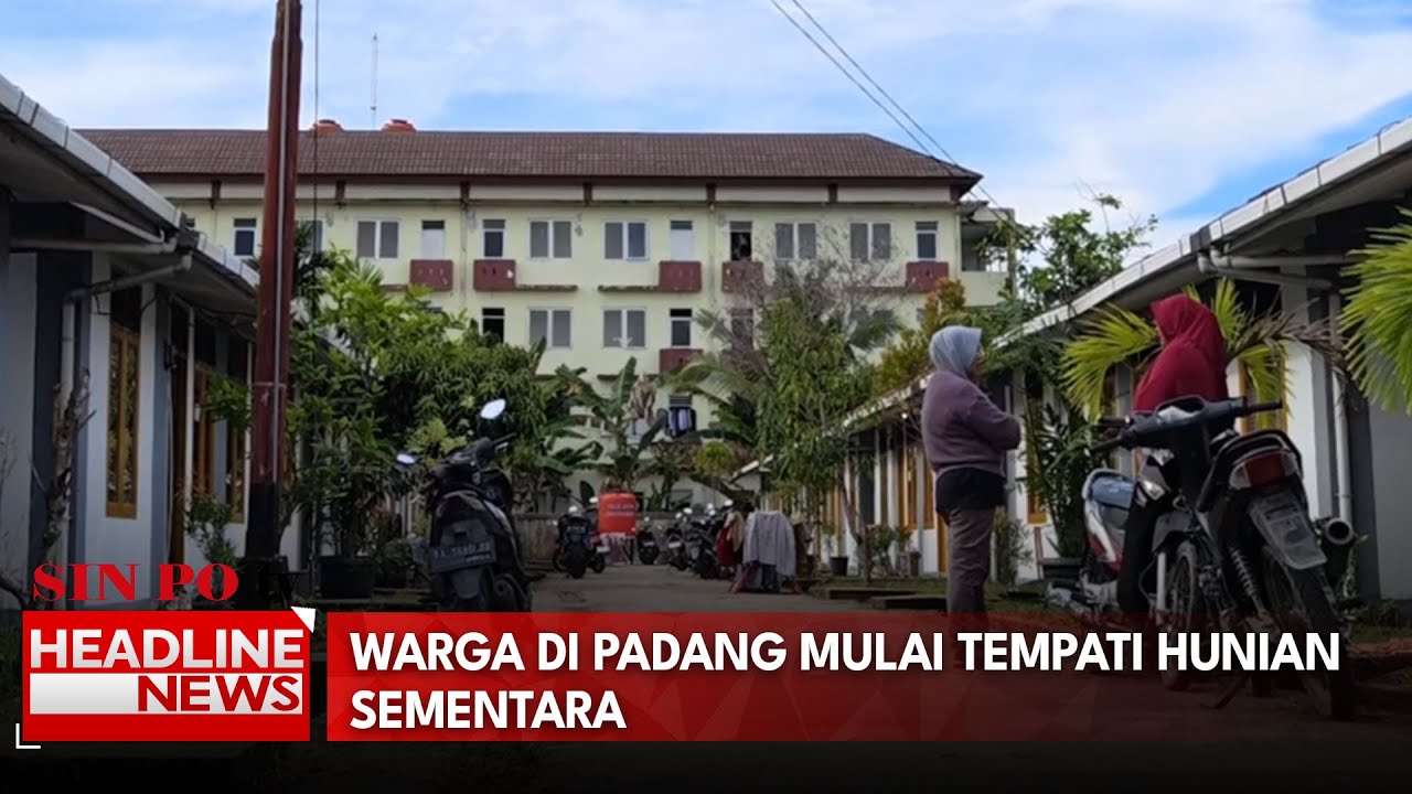 Warga di Padang Mulai Tempati Hunian Sementara