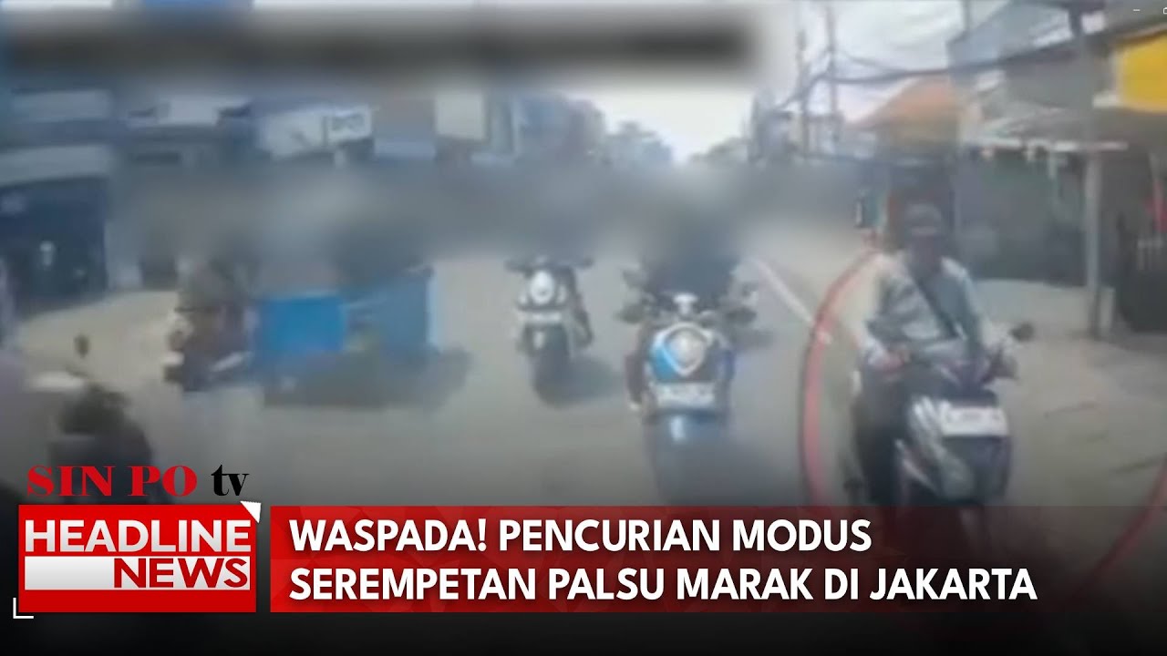 Waspada! Pencurian Modus Serempetan Palsu Marak di Jakarta