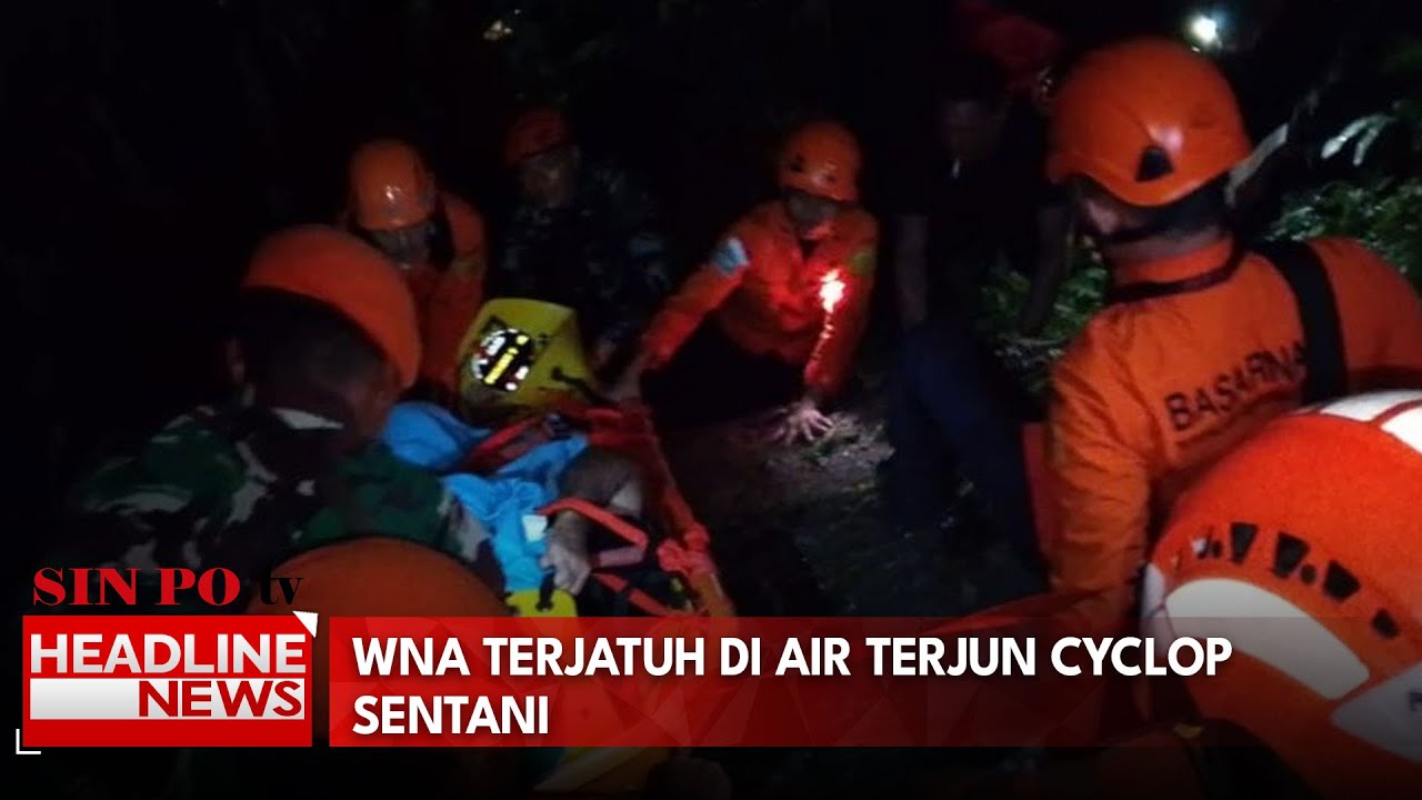 WNA Terjatuh Di Air Terjun Cyclop Sentani