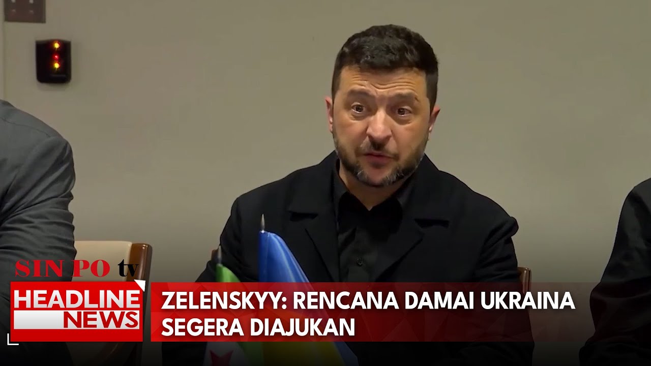 Zelenskyy: Rencana Damai Ukraina Segera Diajukan