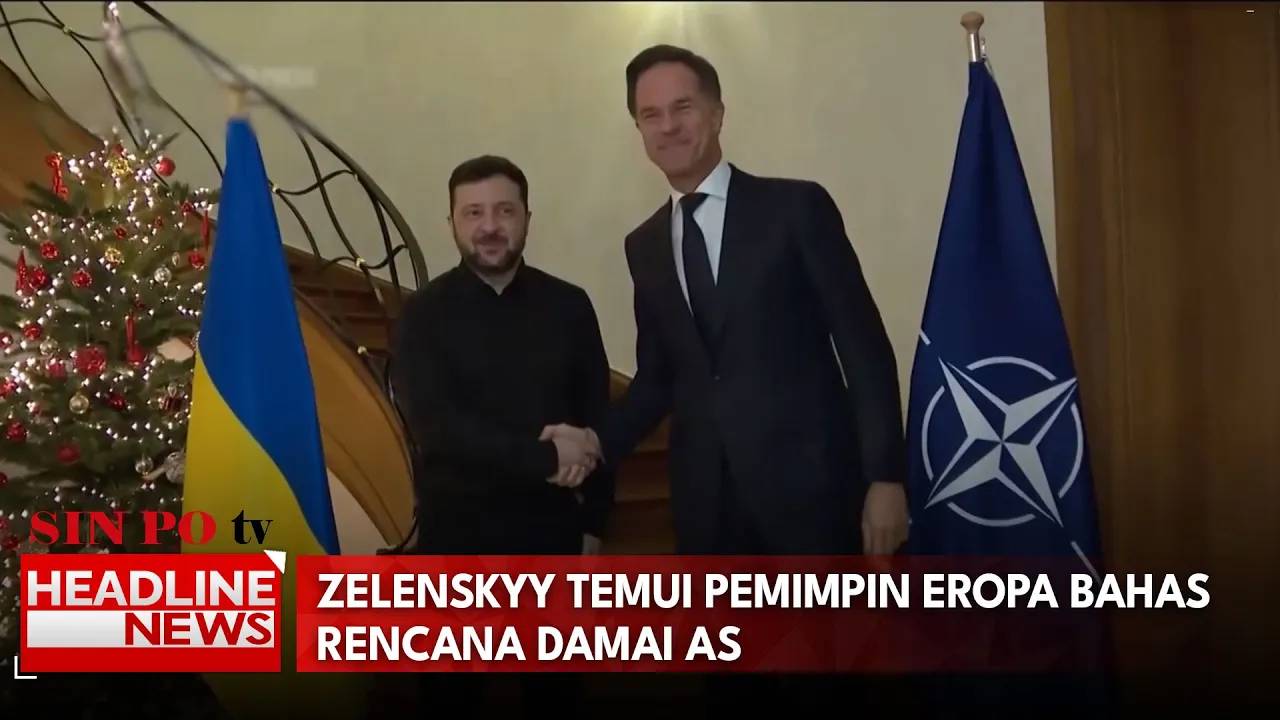 Zelenskyy Temui Pemimpin Eropa Bahas Rencana Damai AS