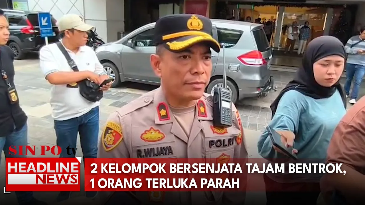 2 Kelompok Bersenjata Tajam Bentrok, 1 Orang Terluka Parah