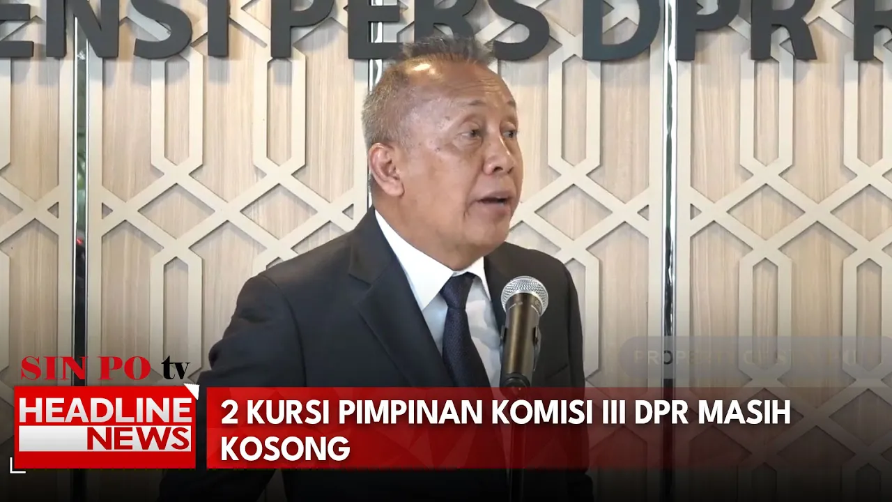 2 Kursi Pimpinan Komisi III DPR Masih Kosong