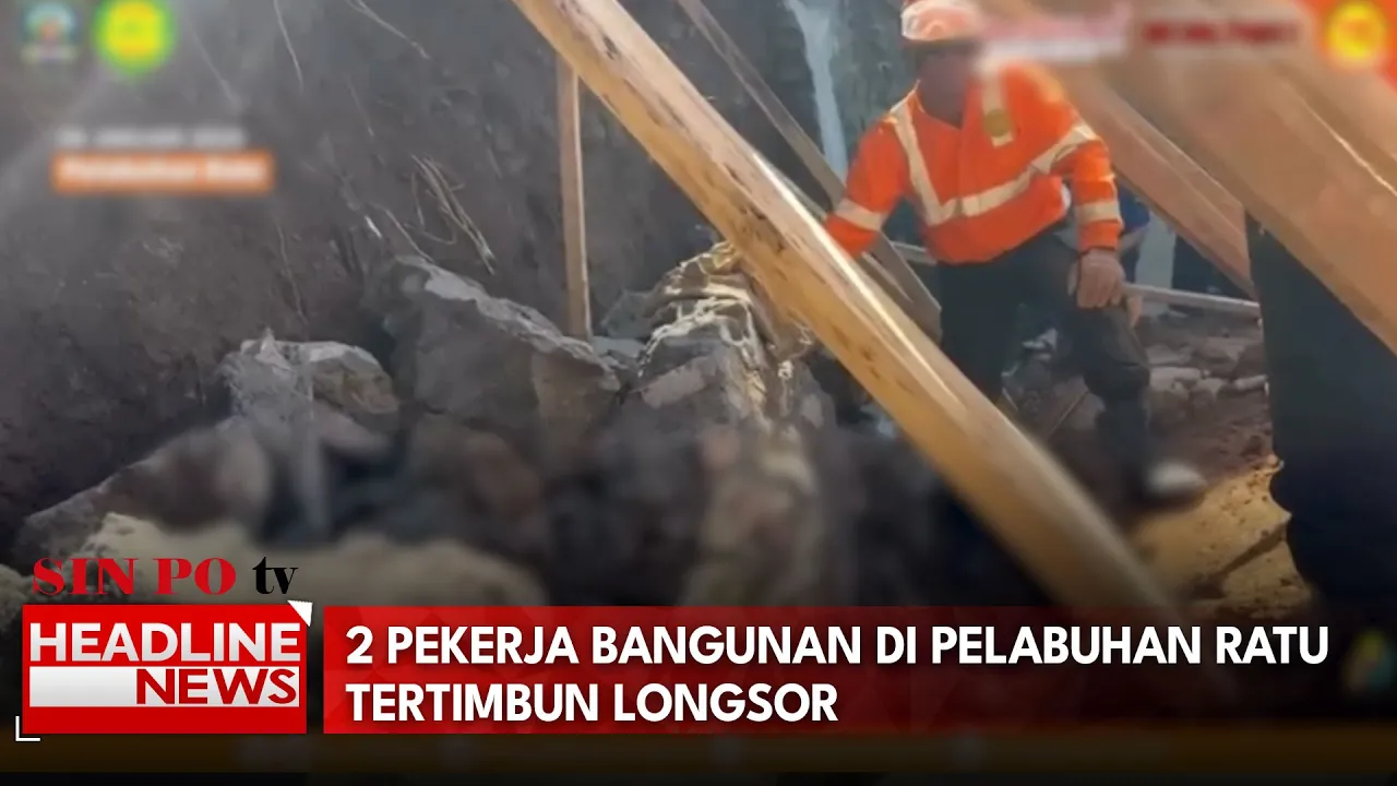 2 Pekerja Bangunan Di Pelabuhan Ratu Tertimbun Longsor