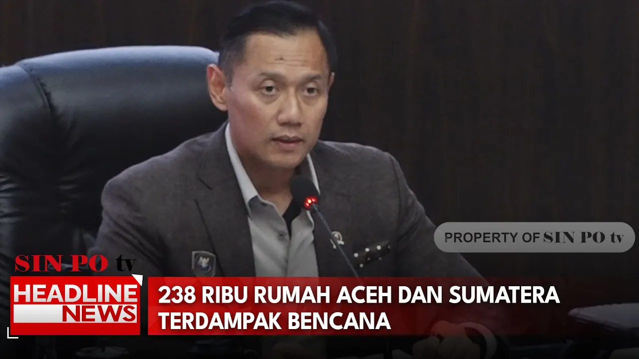 238 RIBU RUMAH ACEH DAN SUMATERA TERDAMPAK BENCANA