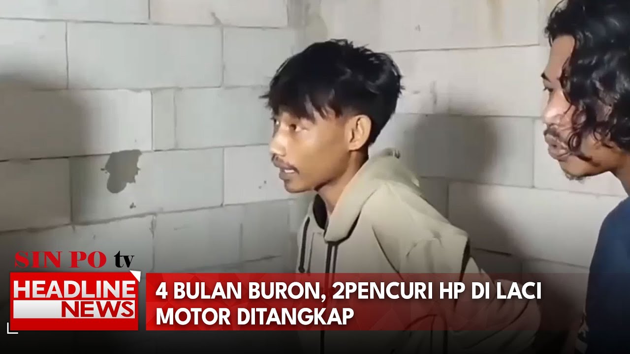 4 Bulan Buron, 2 Pencuri HP Di Laci Motor Ditangkap