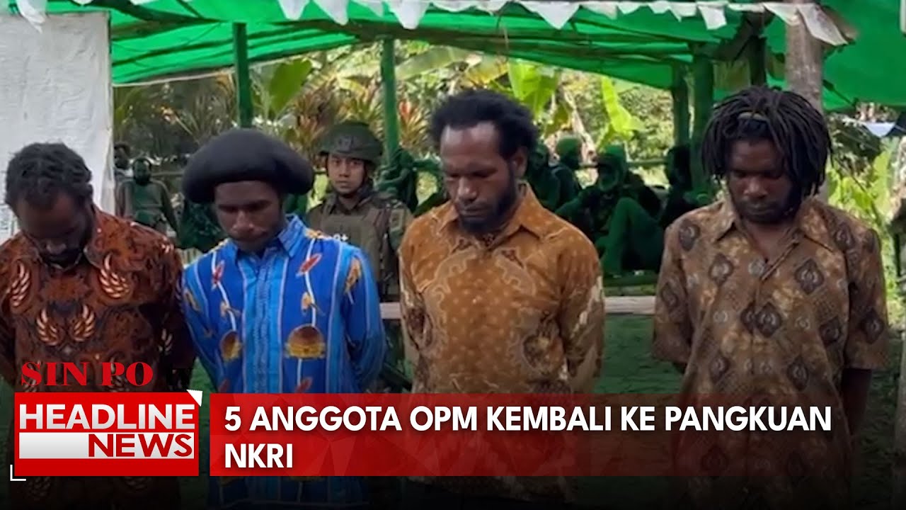 5 Anggota OPM Kembali Ke Pangkuan NKRI