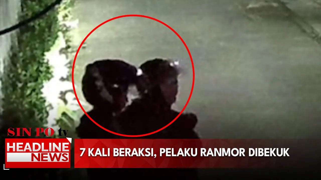 7 Kali Beraksi, Pelaku Ranmor Dibekuk