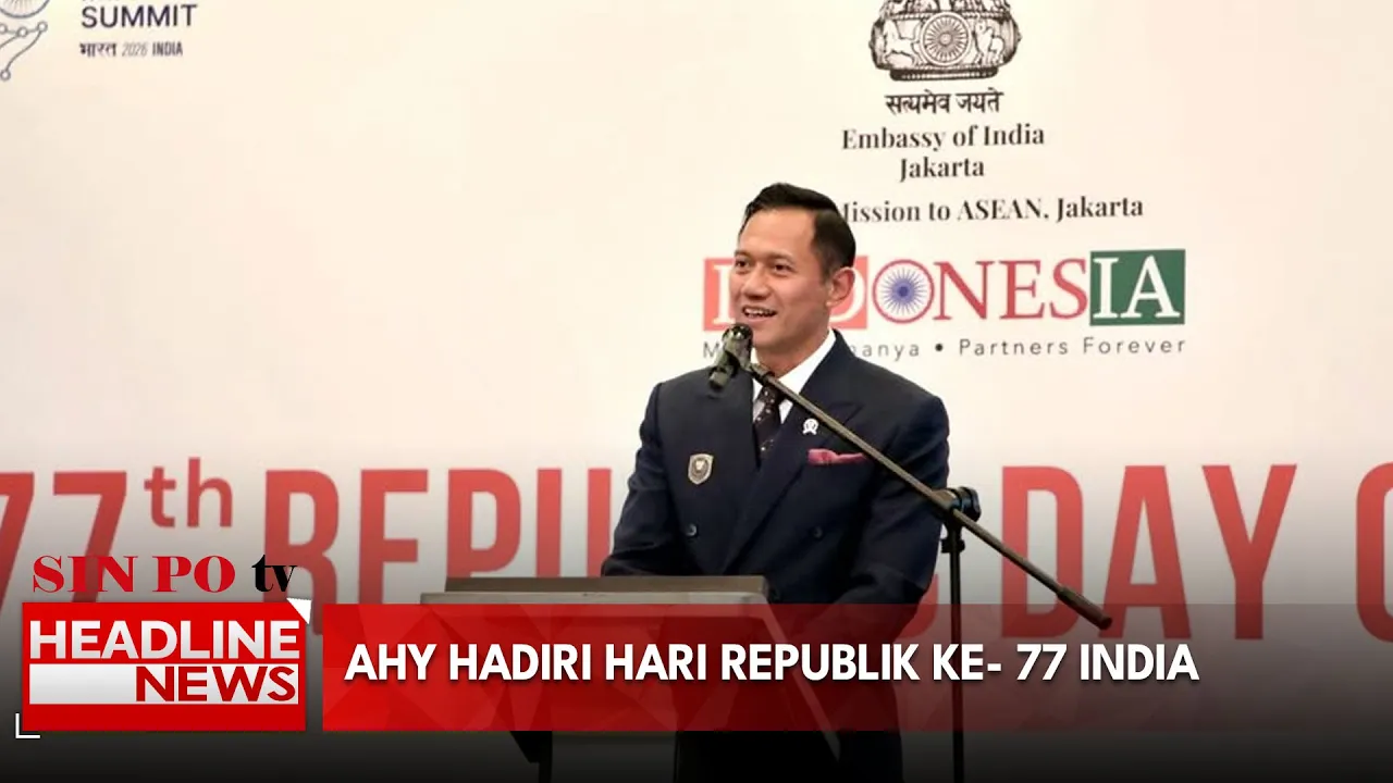 AHY Hadiri Hari Republik Ke- 77 India
