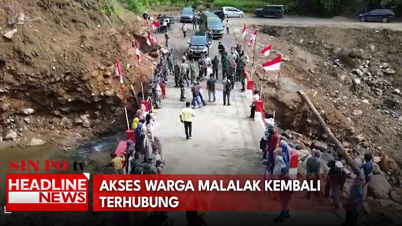 Akses Warga Malalak Kembali Terhubung