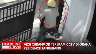 Aksi Curanmor Terekam Cctv Di Graha Residence Tangerang