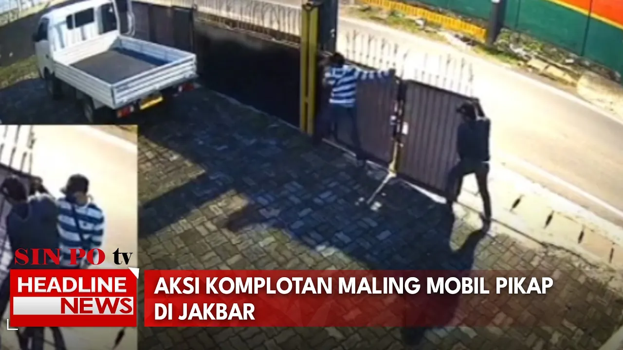 Aksi Komplotan Maling Mobil Pikap Di Jakbar