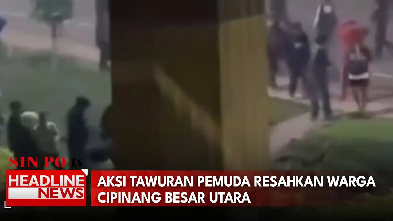 Aksi Tawuran Pemuda Resahkan Warga Cipinang Besar Utara
