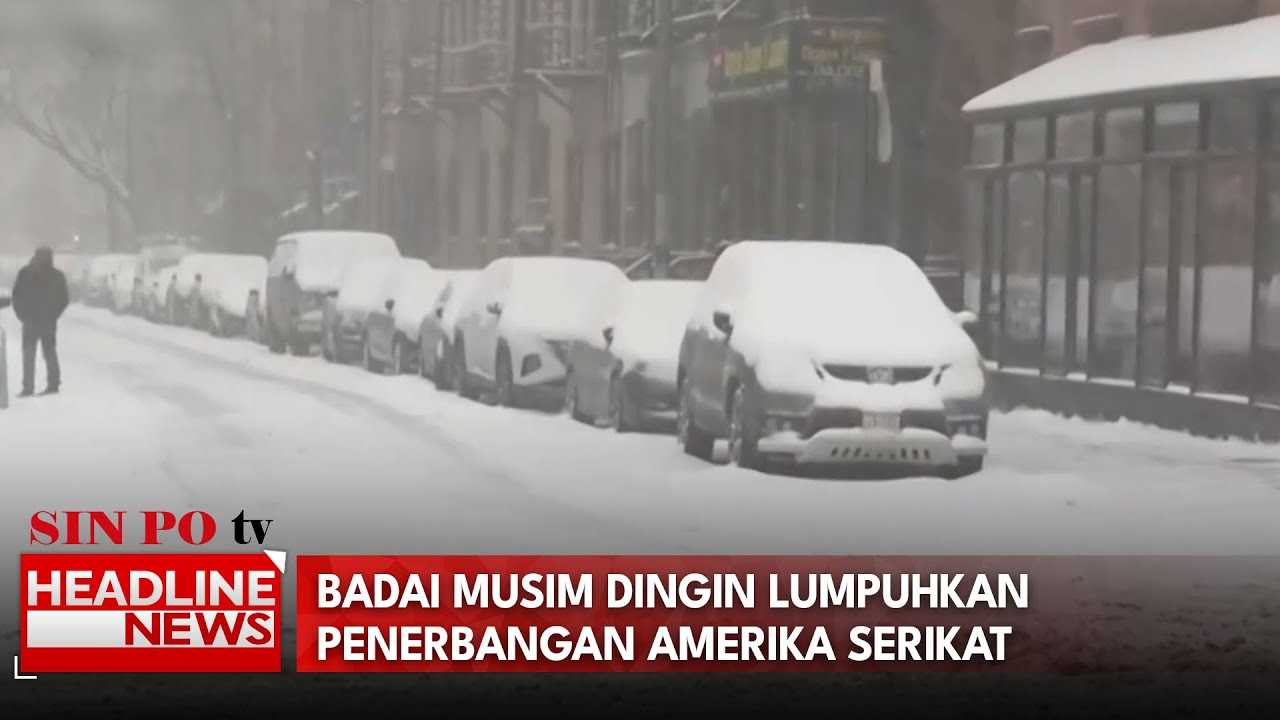 Badai Musim Dingin Lumpuhkan Penerbangan Amerika Serikat