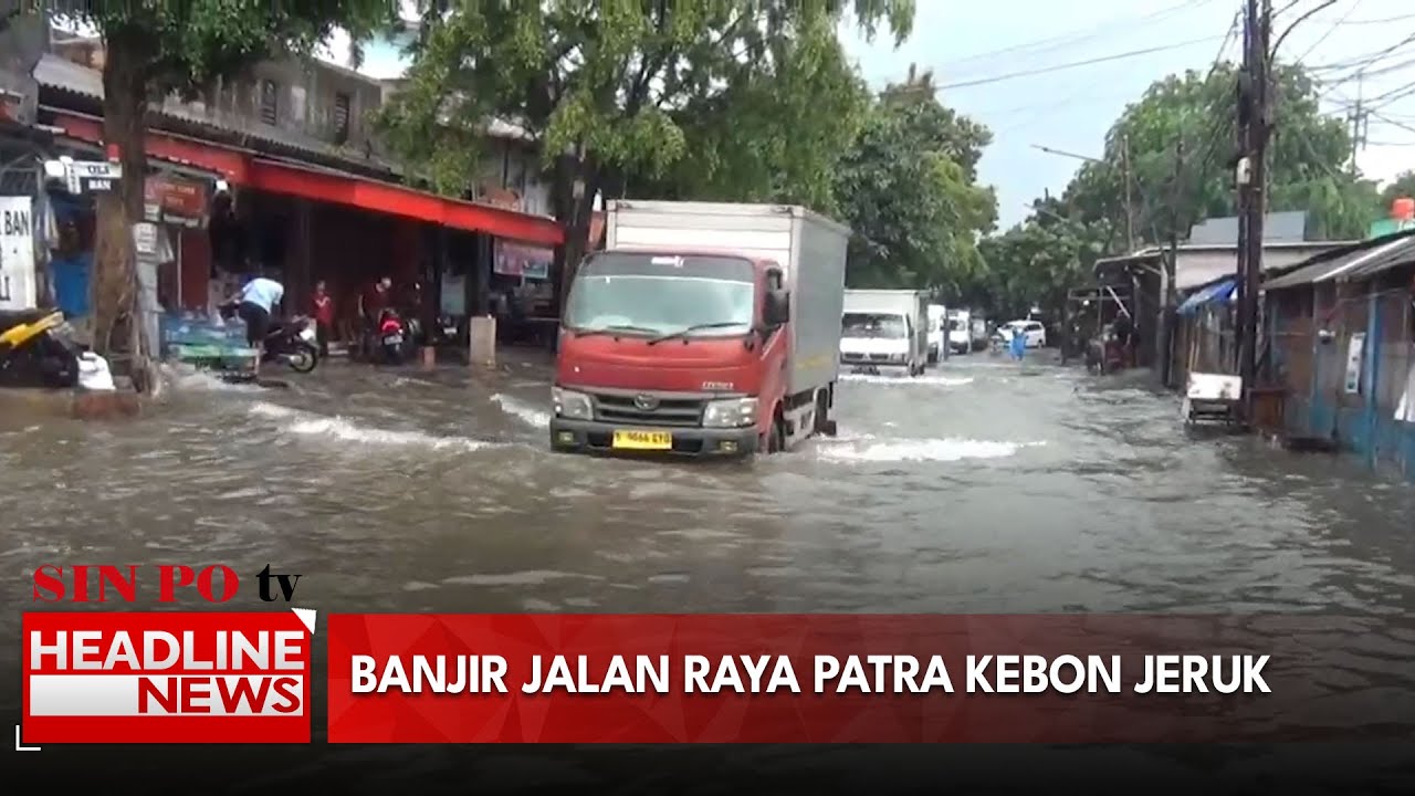 Banjir Jalan Raya Patra Kebon Jeruk