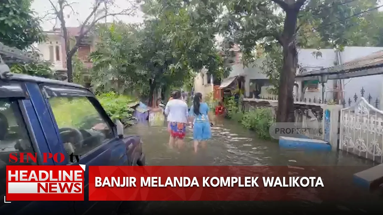 Banjir Melanda Komplek Walikota