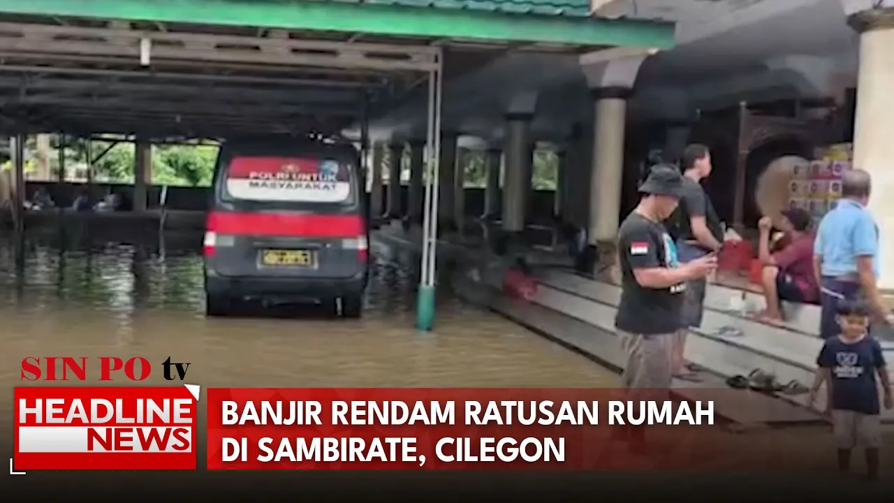Banjir Rendam Ratusan Rumah Di Sambirate, Cilegon