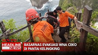 Basarnas Evakuasi WNA Ceko di Pantai Kelingking