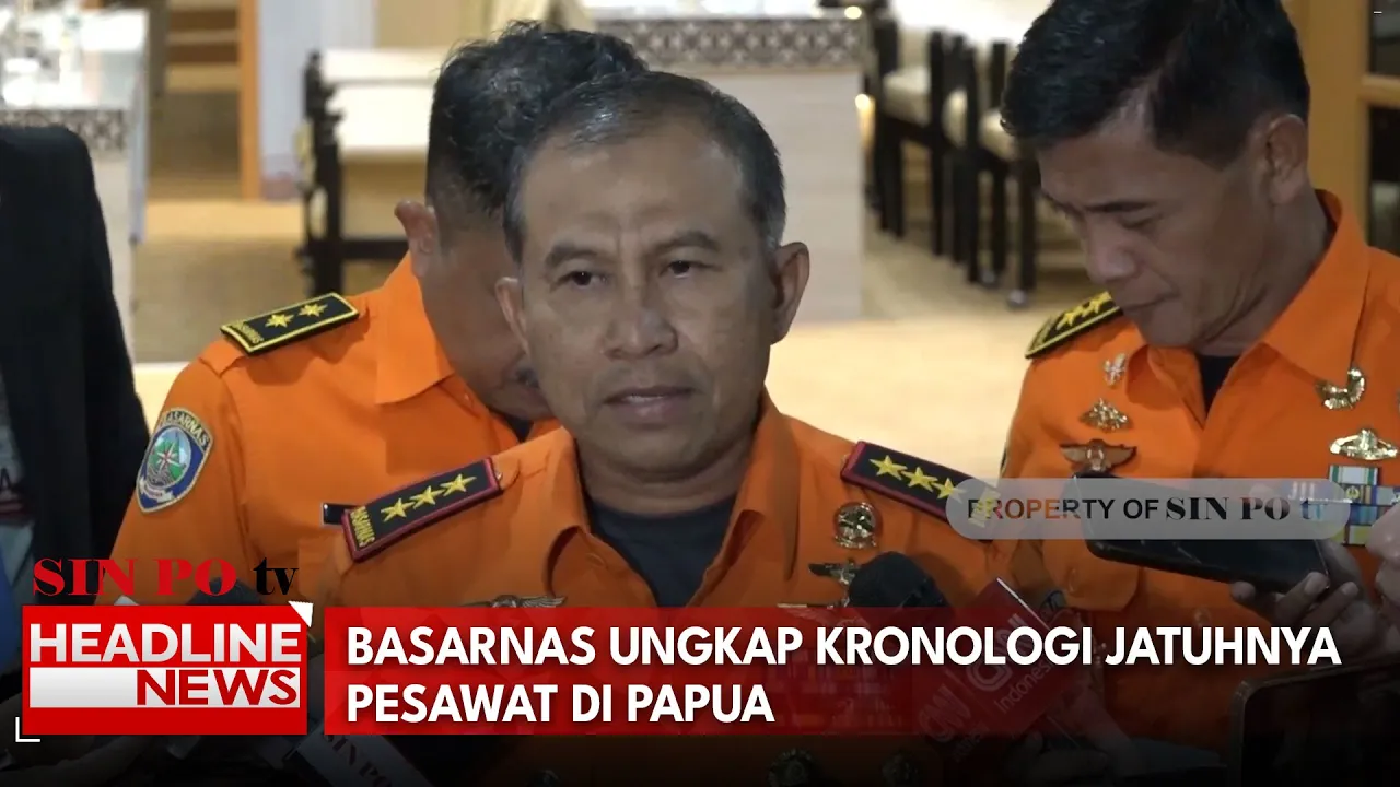 Basarnas Ungkap Kronologi Jatuhnya Pesawat Di Papua