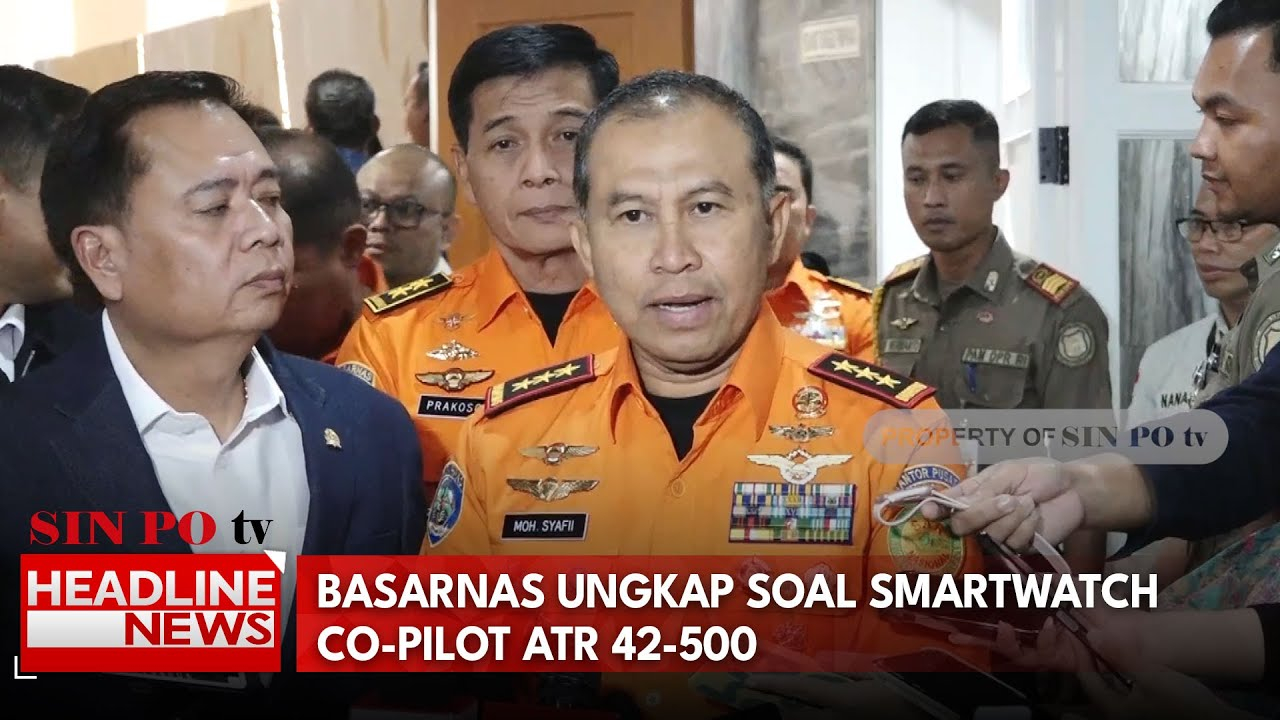 Basarnas Ungkap Soal Smartwatch Co-Pilot ATR 42-500