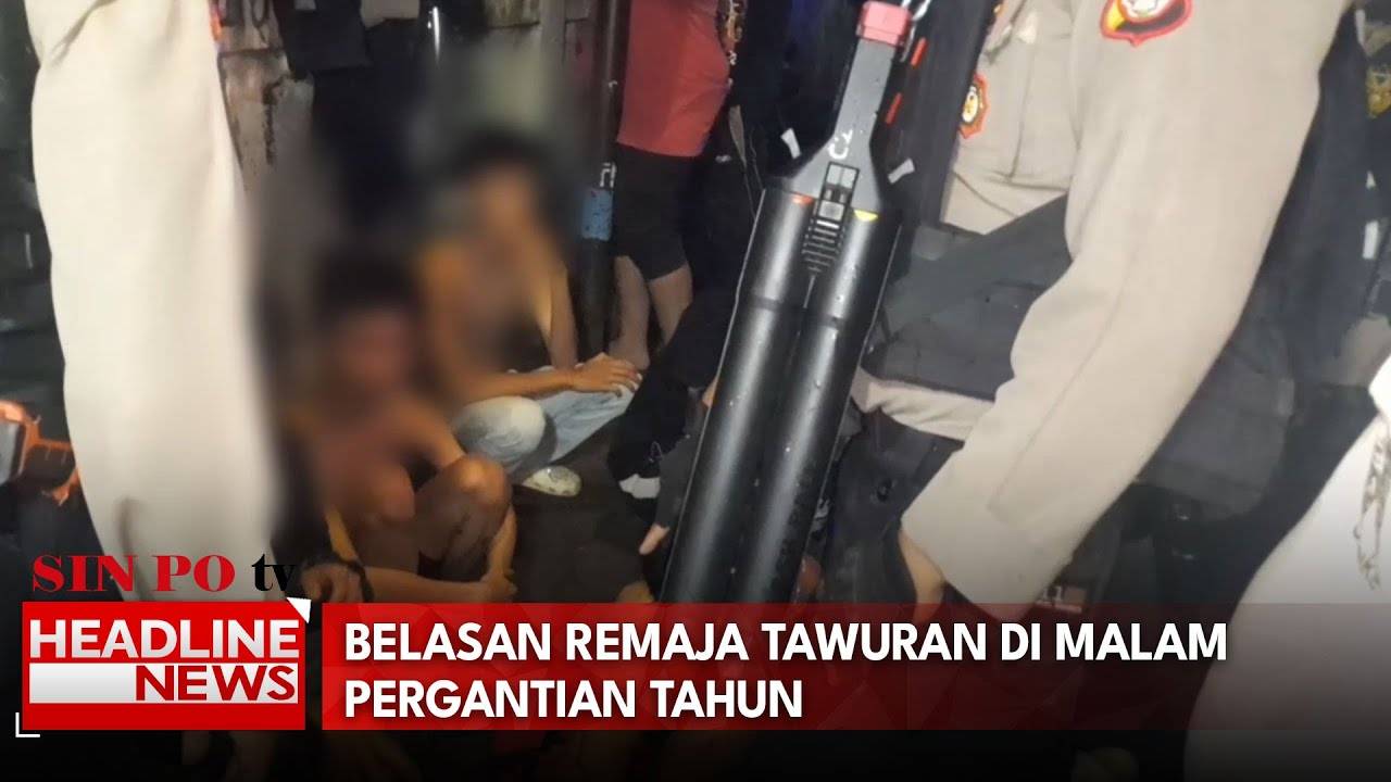 Belasan Remaja Pelaku Tawuran Di Malam Pergantian Tahun 2026 Diamankan