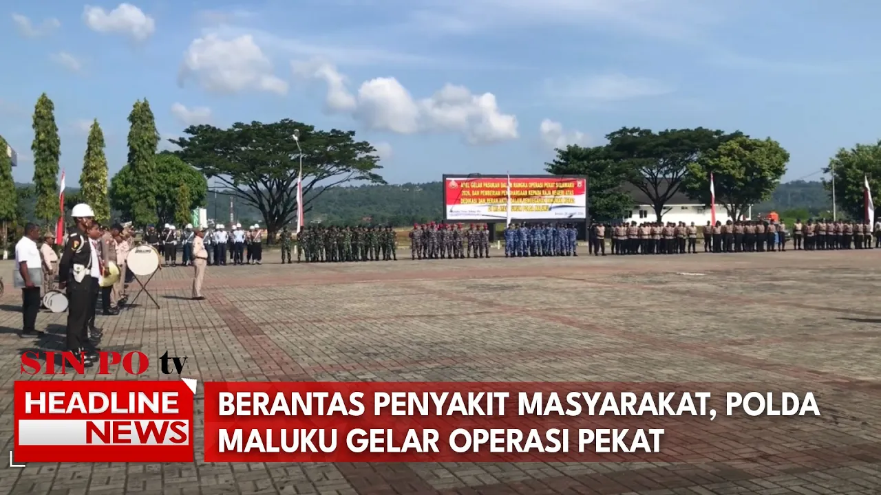Berantas Penyakit Masyarakat, Polda Maluku Gelar Operasi Pekat