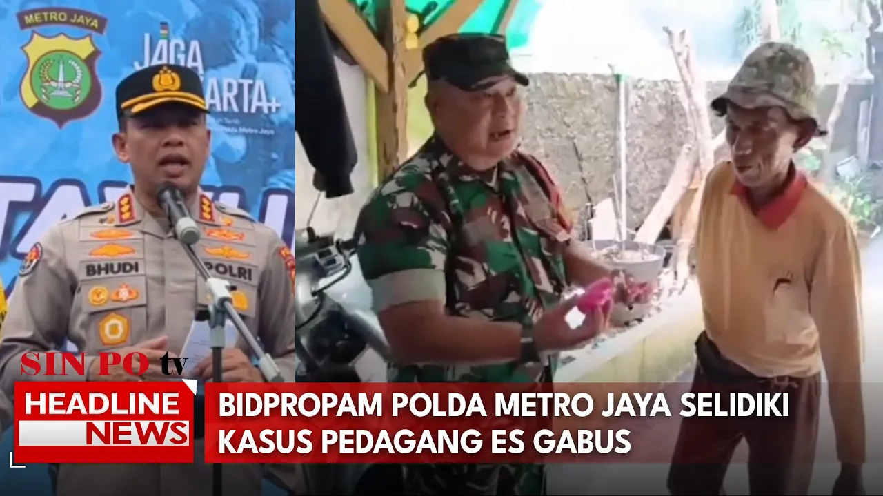 Bidpropam Polda Metro Jaya Selidiki Kasus Pedagang Es Gabus