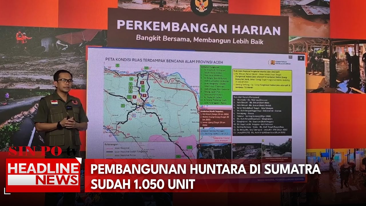 BNPB Ungkap Progres Pembangunan Huntara di Sumatra Capai 1.050 Unit dan Siap Hun