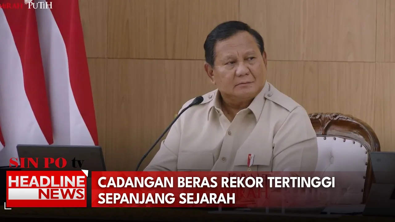 Cadangan Beras Rekor Tertinggi Sepanjang Sejarah