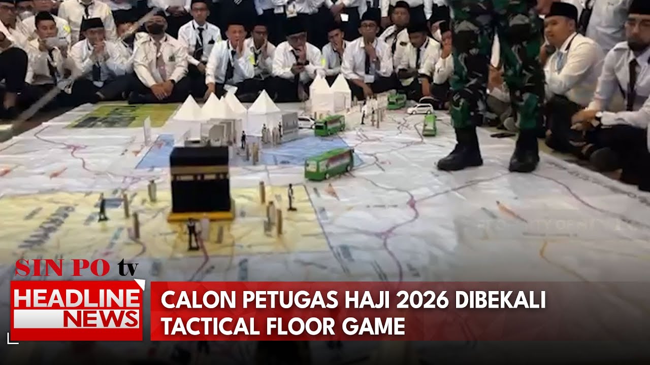Calon Petugas Haji 2026 Dibekali Tactical Floor Game
