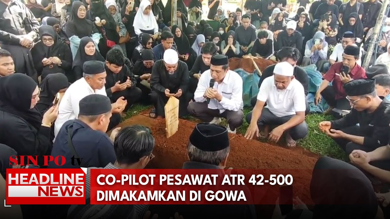 Co-Pilot Pesawat ATR 42-500 Dimakamkan Di Gowa