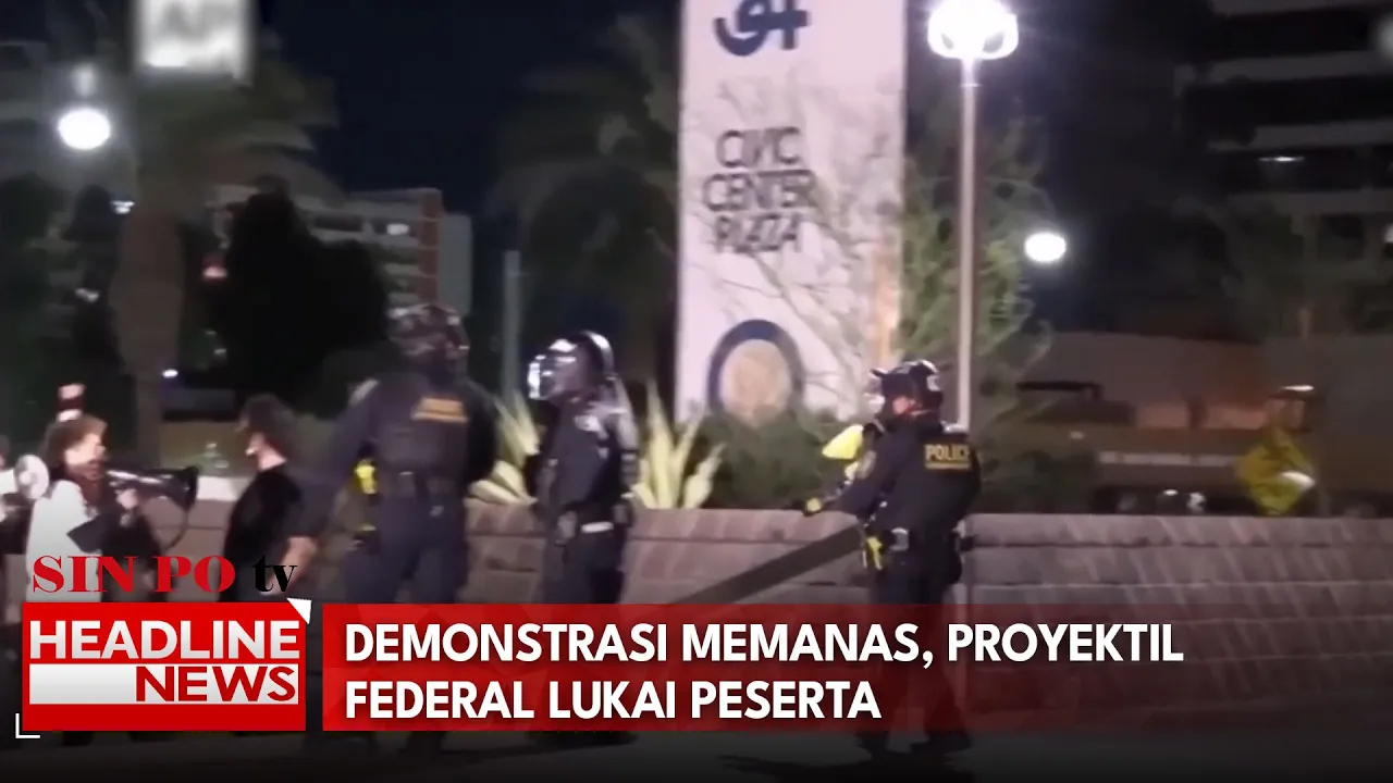 Demonstrasi Memanas, Proyektil Federal Lukai Peserta