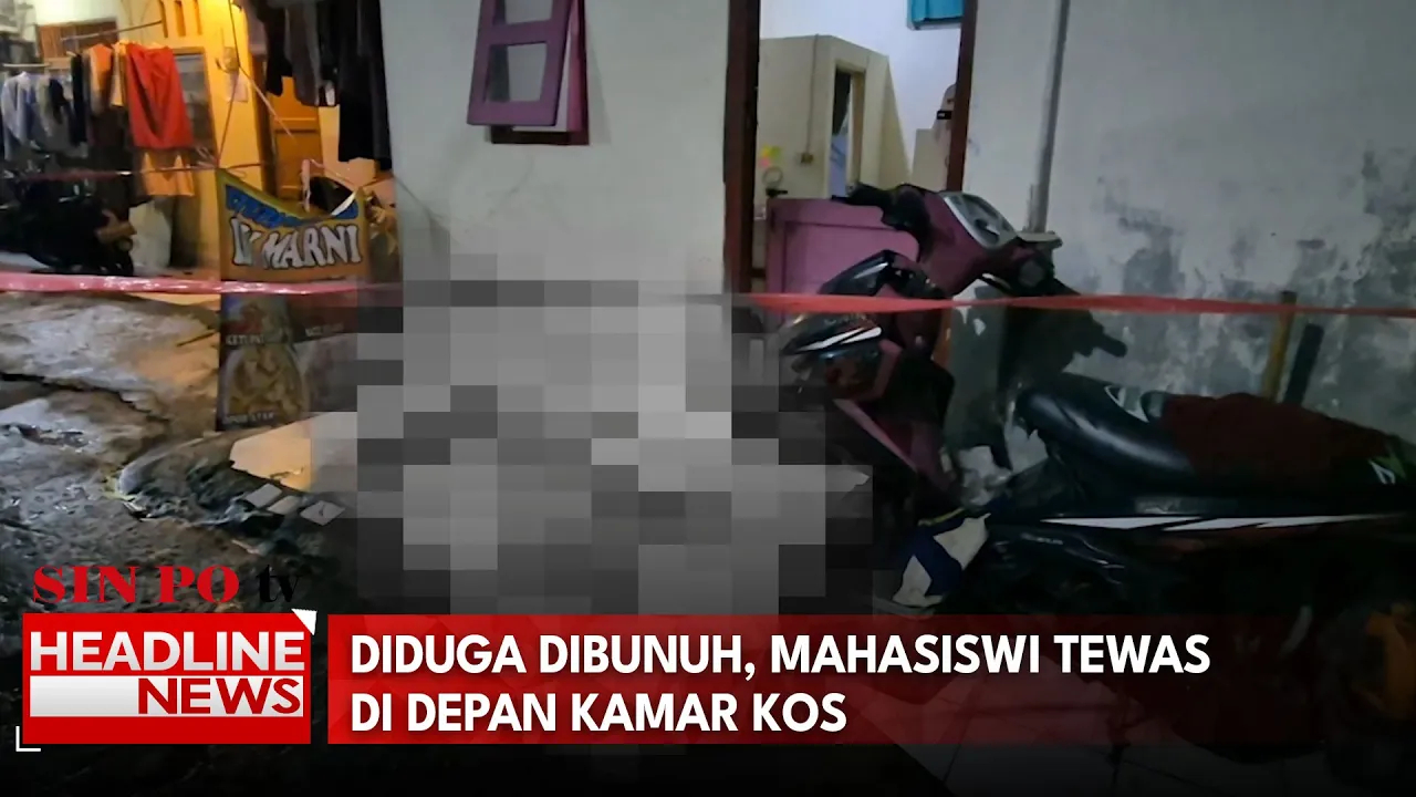 Diduga Dibunuh, Mahasiswi Tewas Di Depan Kamar Kos