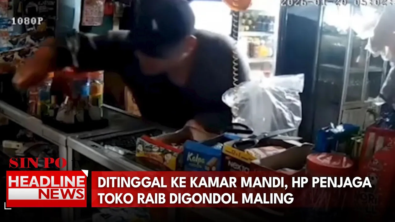 Ditinggal Ke Kamar Mandi, HP Penjaga Toko Raib Digondol Maling