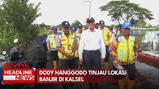 Dody Hanggodo Tinjau Lokasi Banjir di Kalsel