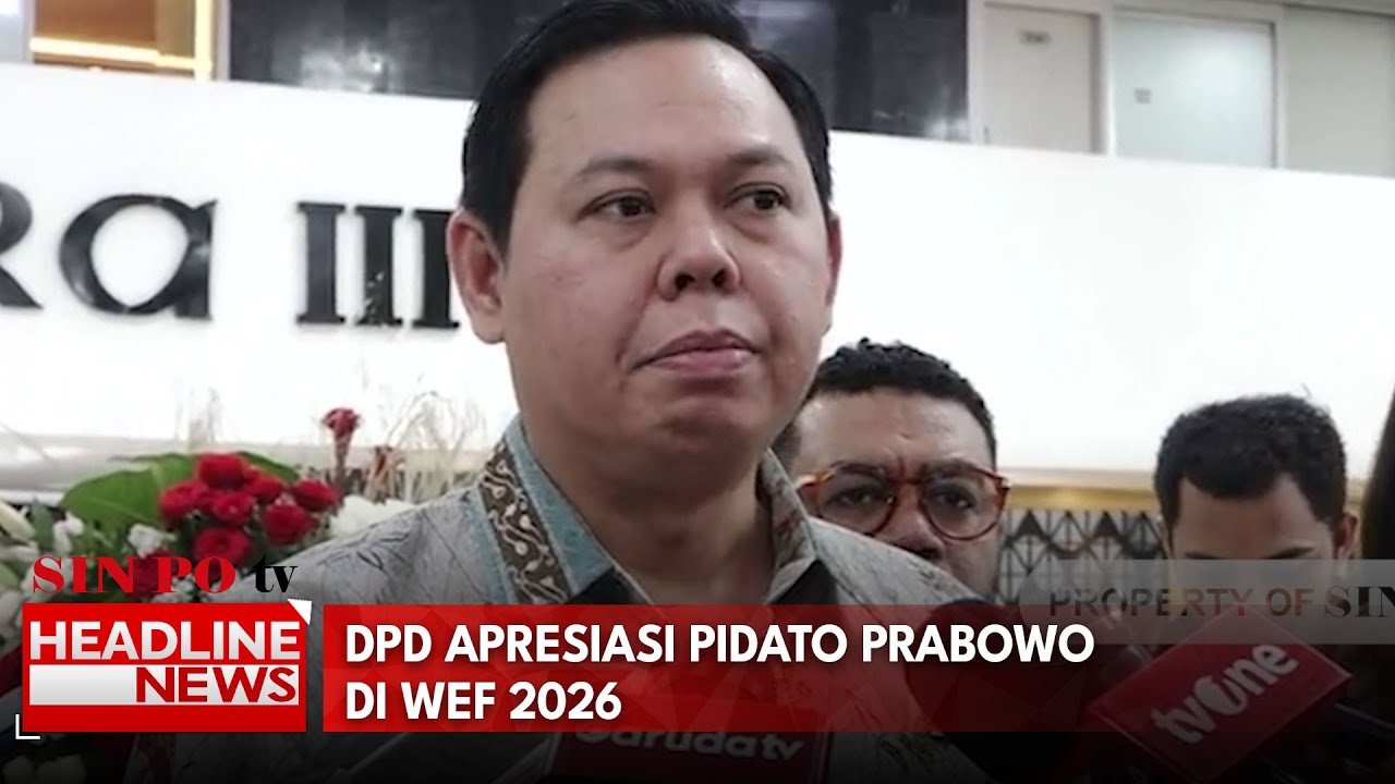 DPD Apresiasi Pidato Prabowo Di WEF 2026