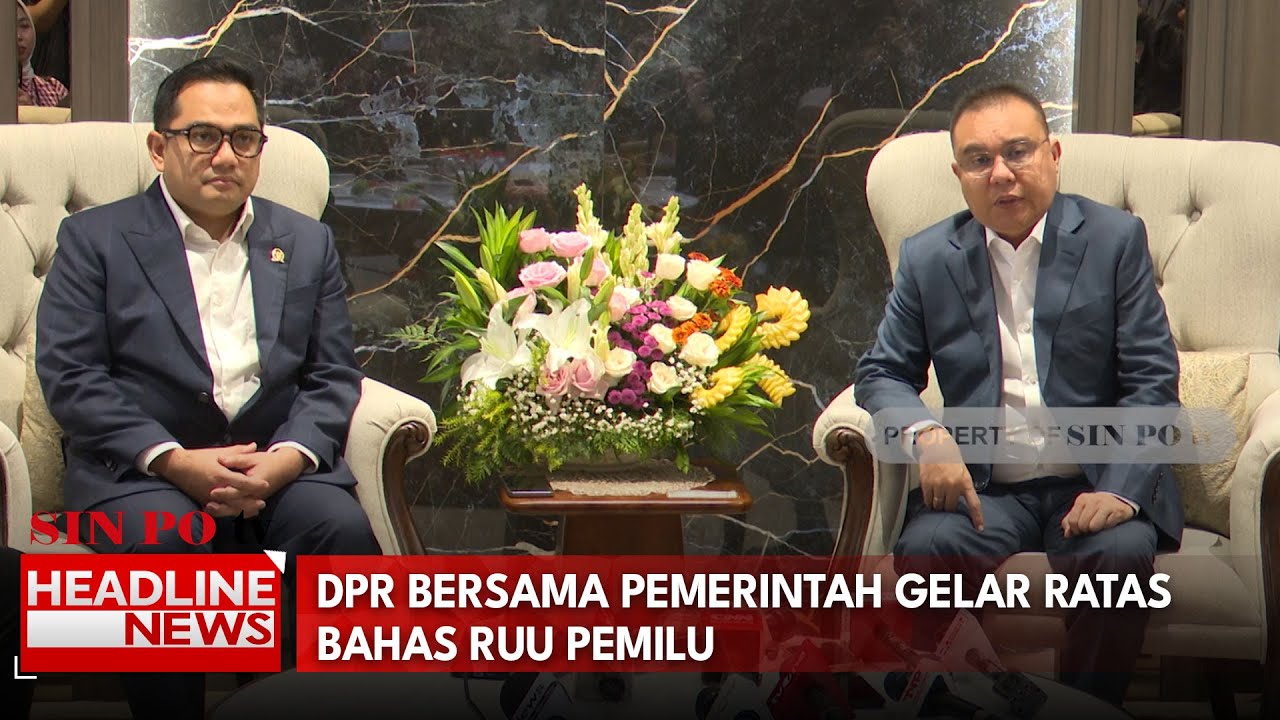 DPR Bersama Pemerintah Gelar Ratas Bahas RUU Pemilu