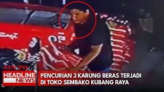 Pencurian 3 Karung Beras Terjadi Di Toko Sembako Kubang Raya